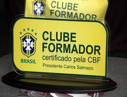 Certificado de clube formador.
