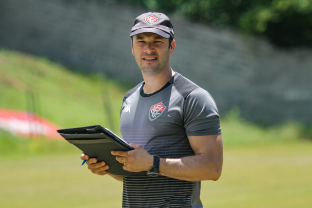 Bruno Pivetti, assistente técnico e coordenador de formação do Vitória. Letícia Martins/EC Vitória