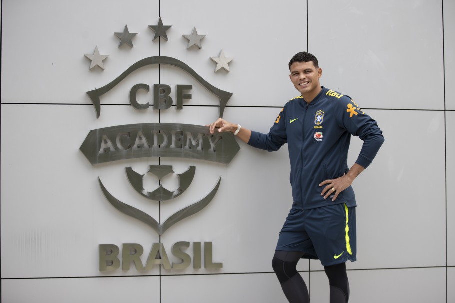 Thiago Silva faz curso da CBF Academy. Crédito: Lucas Figueiredo/CBF