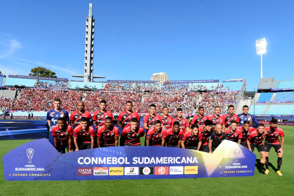 Athletico Paranaense campeão sulamericano de 2021. Foto: Pablo Porciuncula/AFP