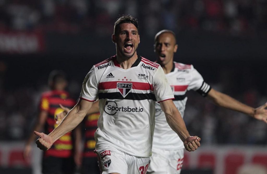 Calleri, artilheiro do São Paulo. Foto: Rubens Chiri / saopaulofc.net