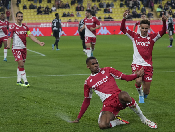 Jean Lucas marca pelo Monaco. Foto: Monaco / Divulgação