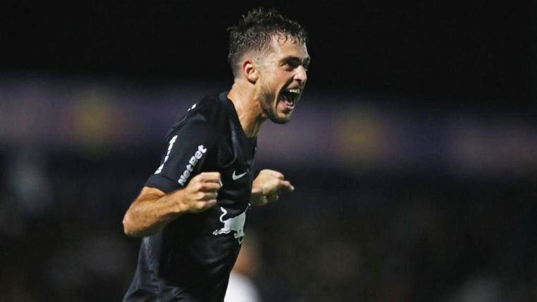 Hyoran celebra vitória. Foto: Ari Ferreira/Red Bull Bragantino