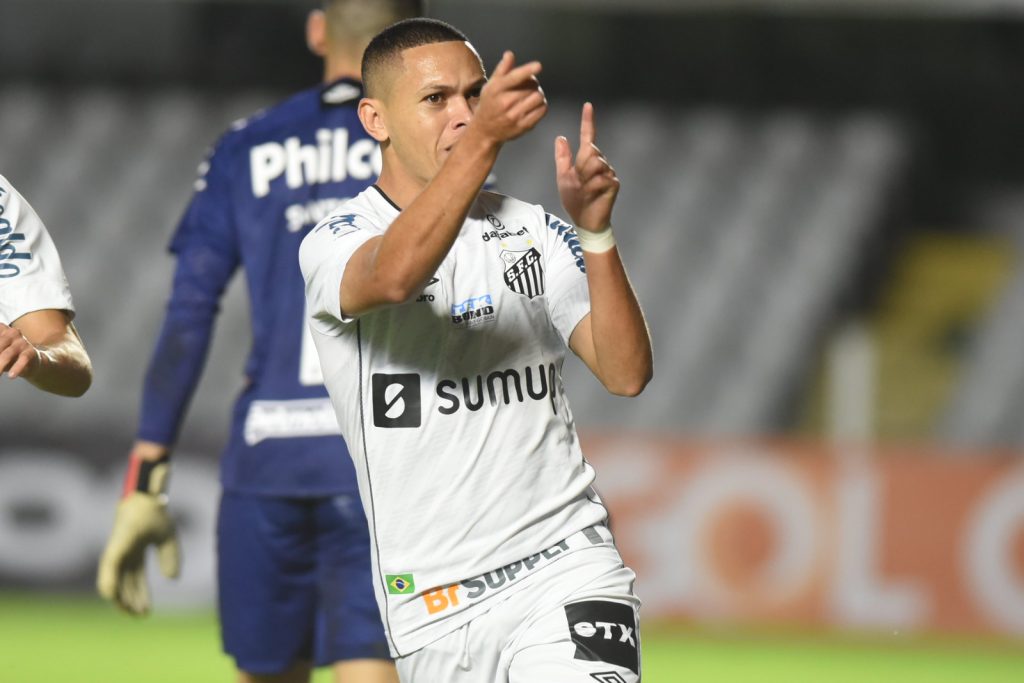 Marcos Guilherme. Foto: Ivan Storti/Santos FC