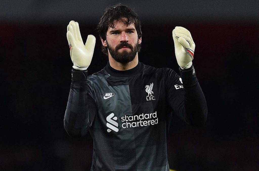 Alisson, Liverpool. Foto: Liverpool/Divulgação