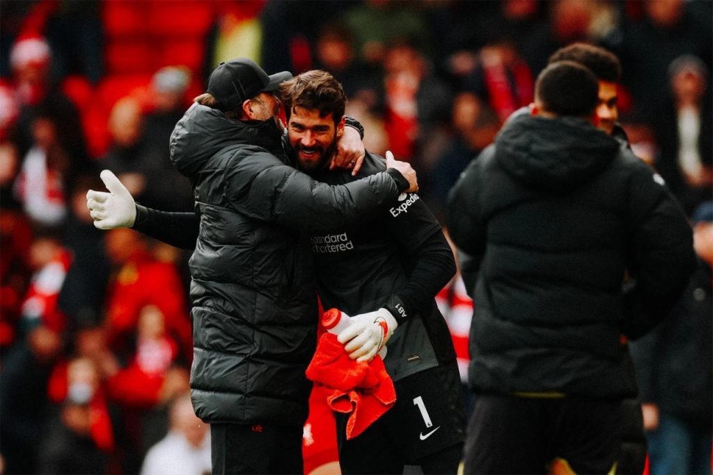 Alisson. Foto: Divulgação/Liverpool