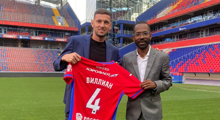Willyan em apresentação no CSKA.
