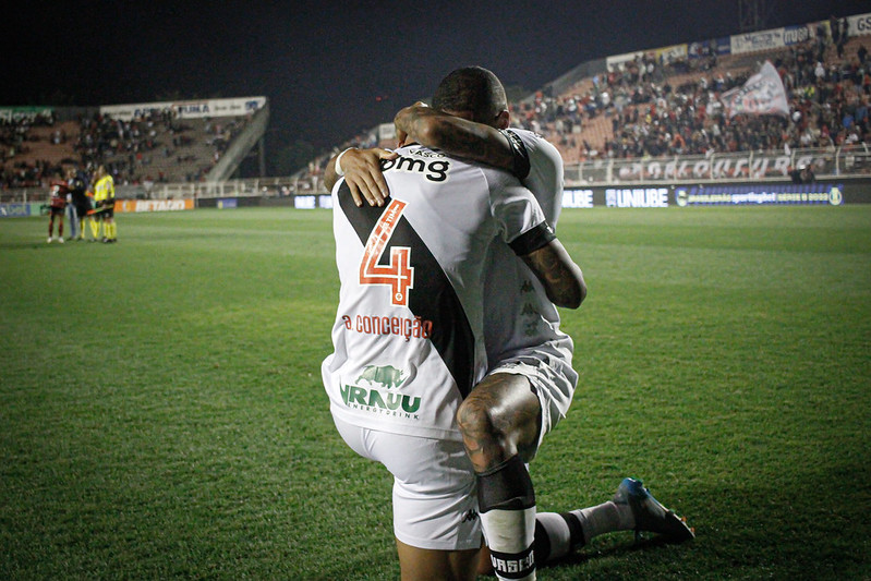 Anderson Conceição vibra com acesso. Foto: Matheus Lima/Vasco.