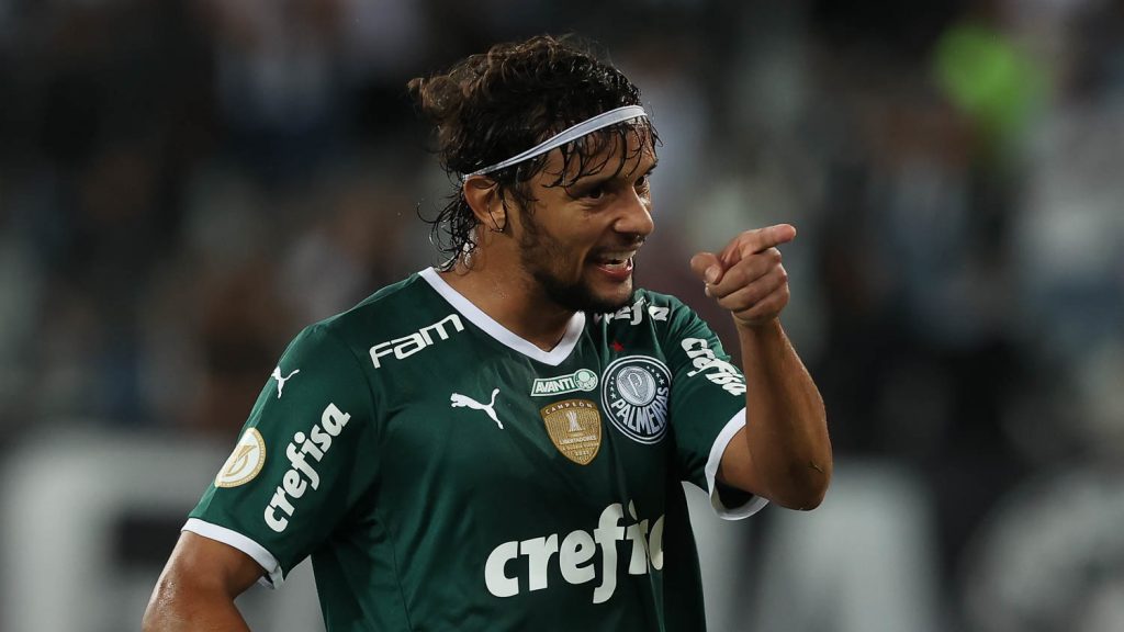 Gustavo Scarpa. Foto: Cesar Greco / Ag. Palmeiras / Divulgação