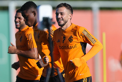 Hyoran vive expectativa por GreNal. Foto: Ricardo Duarte/Internacional