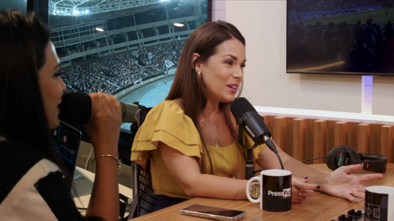 Fernanda Maia abre o coração sobre a torcida do Botafogo.