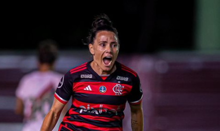 Jucinara marcou os dois gols da final do Campeonato Carioca. Foto: Paula Reis/CRF