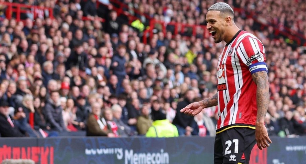 Vini Souza. Foto: Sheffield United/Divulgação.