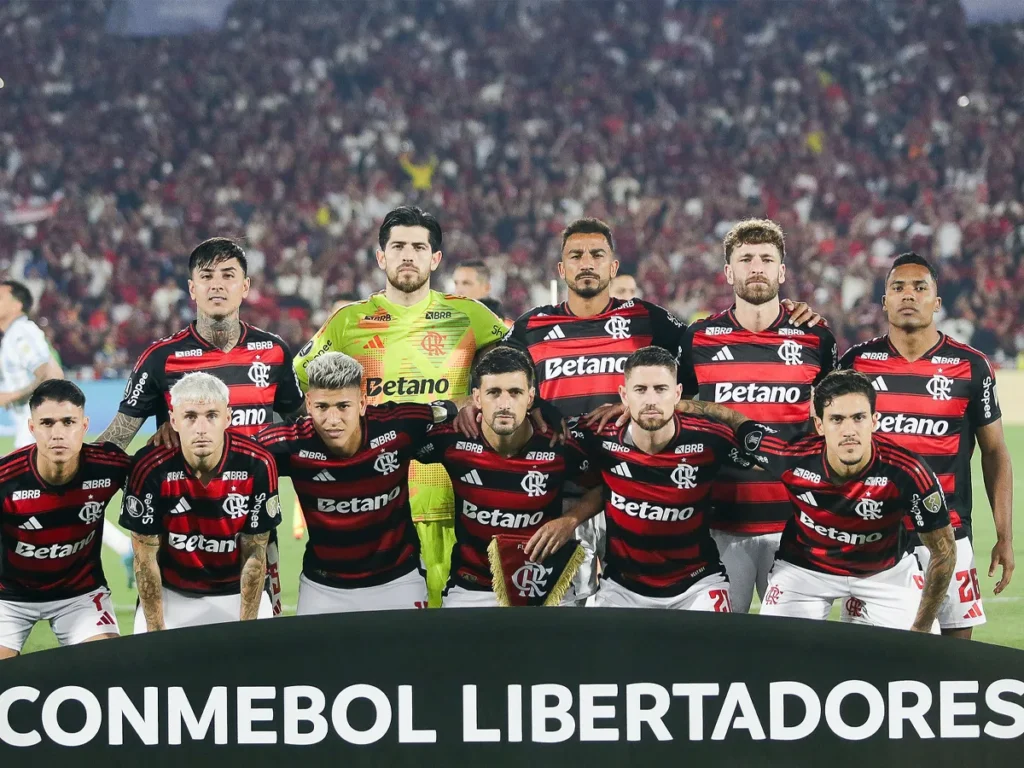 Flamengo na Libertadores 2025.