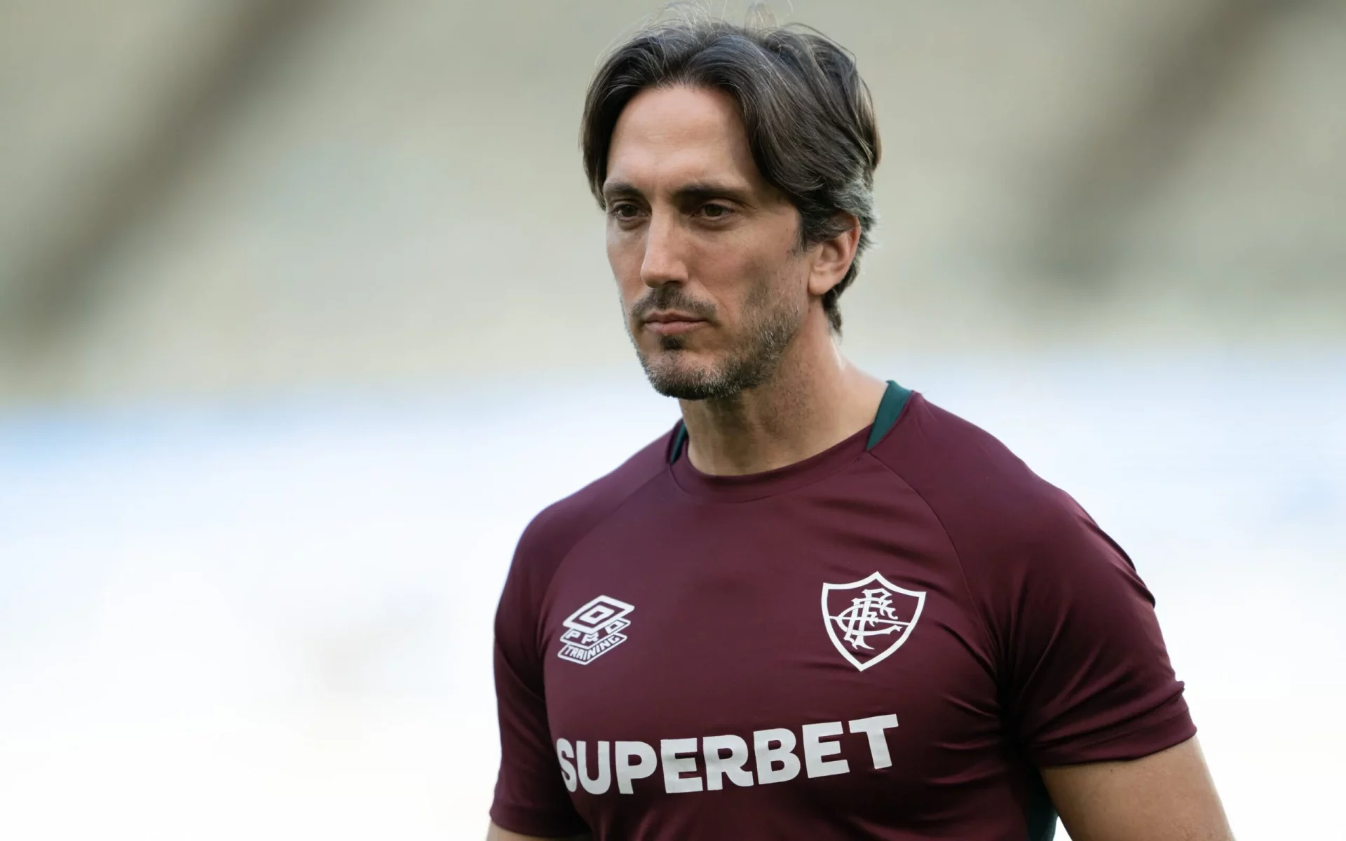 Luis Zubeldía, técnico do Fluminense. Foto: Jorge Rodrigues/AGIF