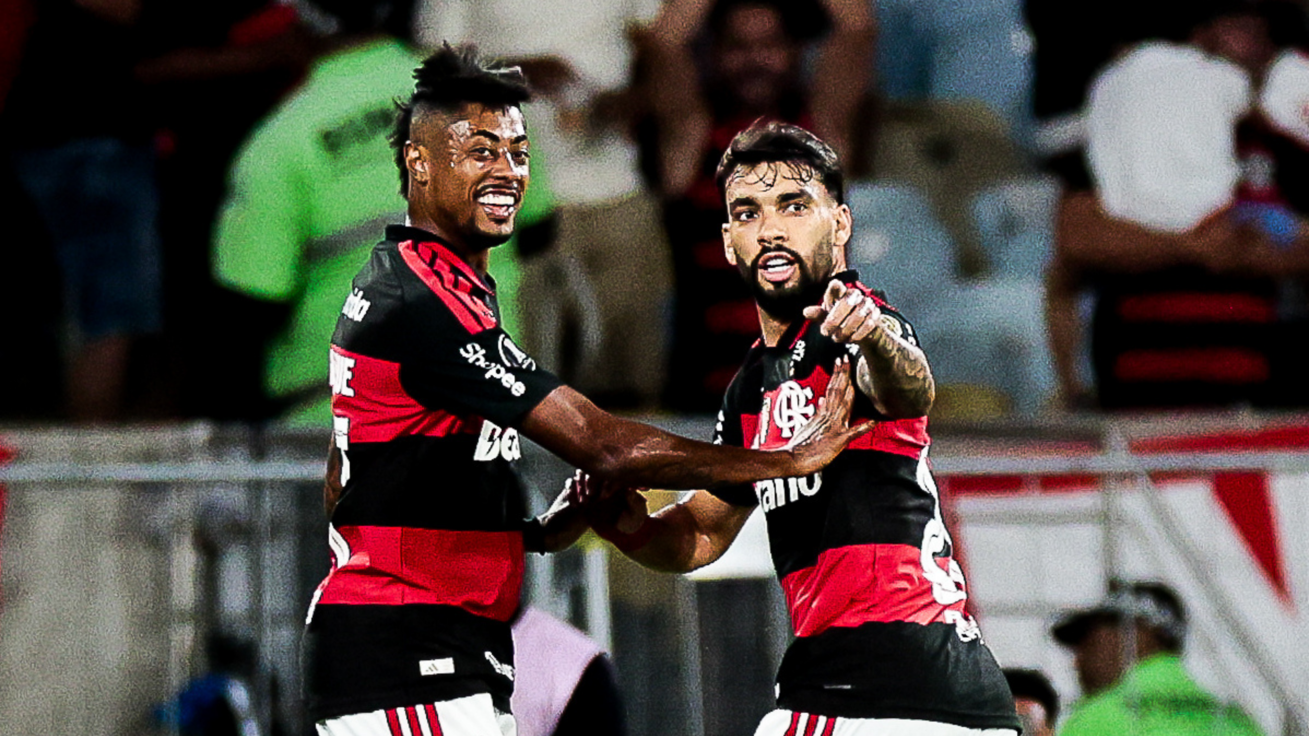 Flamengo e Independiente Medellín, pela Copa Libertadores da América. Foto: Gilvan de Souza/Flamengo
