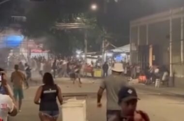 Torcedores do Vasco protagonizam momentos de violência em São Januário. Foto: Reprodução/Redes Sociais