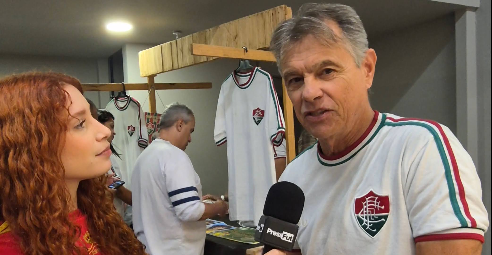 Edinho em entrevista para a PressFut. Foto: Reprodução/PressFut