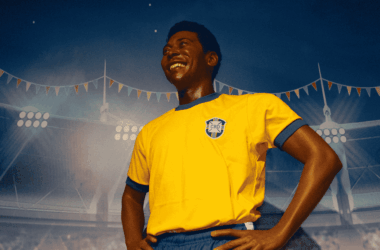 Estátua de Pelé, feita com Cera, é inaugurada no AquaRio. Foto: Divulgação/AquaRio