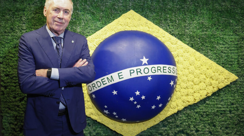 Carlo Ancelotti. Foto: CBF/Creative Commons 4.0 (CC BY-NC 4.0)