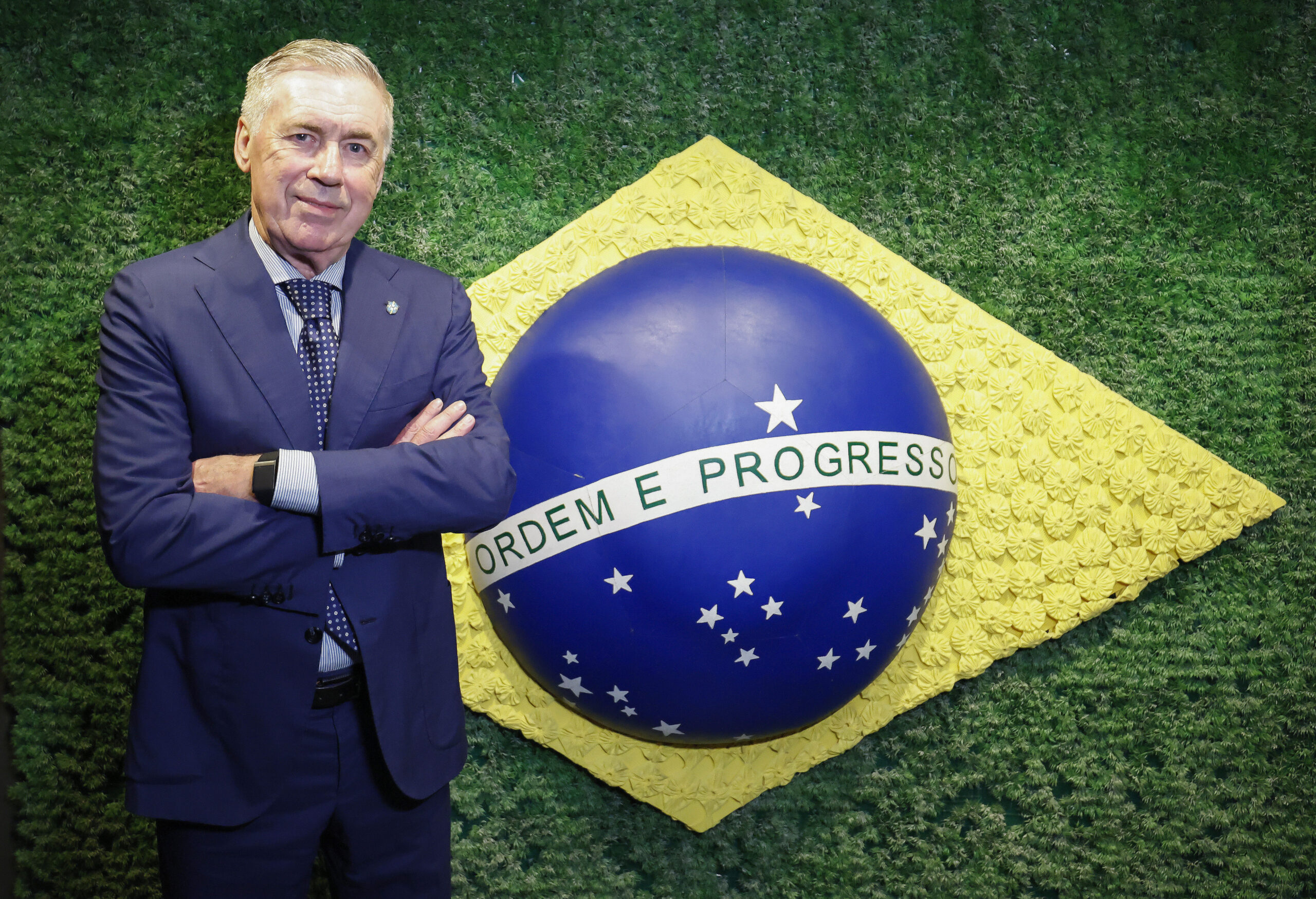 Carlo Ancelotti. Foto: CBF/Creative Commons 4.0 (CC BY-NC 4.0)