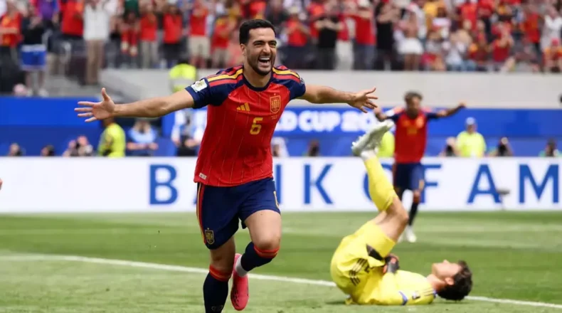Espanha elimina Bélgica. Foto: Divulgação / FIFA