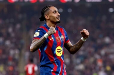 Raphinha, novo capitão do Barcelona.