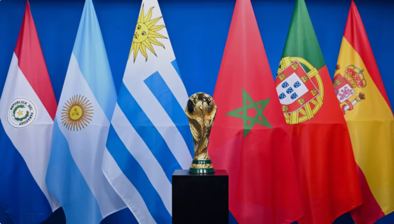Copa do Mundo Fifa 2030 terá jogos no Paraguai, Argentina, Uruguai, Marrocos, Portugal e Espanha. Foto: Reprodução/Fifa