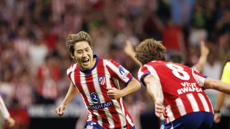 Lee Kang-in celebra gol pelo Atlético de Madrid (Foto: IMAGO / Ball Raw Images)