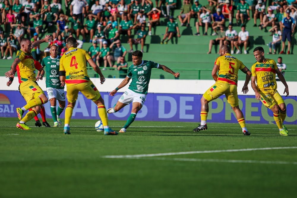 Guarani e Brusque. Foto: Raphael Silvestre